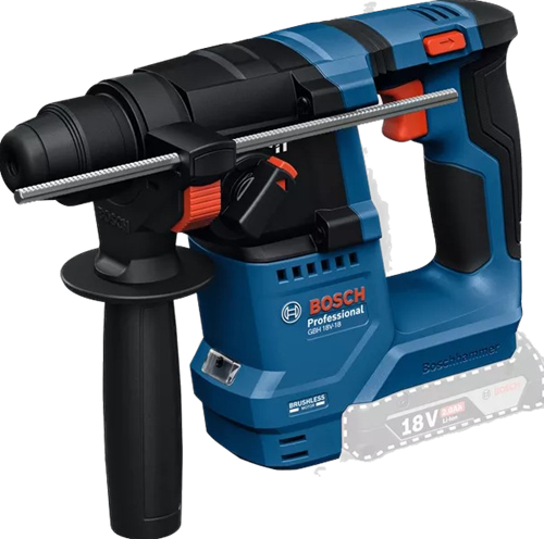 Chargez l'image dans la visionneuse de la galerie, Bosch blauw bosch gbh 18v-18 - sds+ boorhamer - brushless motor - 18v - 1.5j
