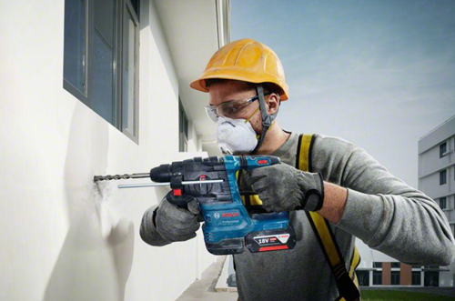 Load image into Gallery viewer, Bosch blauw gbh 18v-22 accu boorhamer | 1,9j | zonder accu's en lader | in l-boxx - 0611924001
