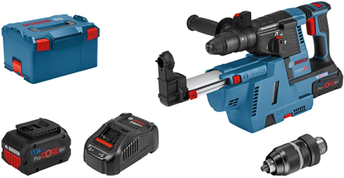 Bosch gbh 18v-26 f accu boorhamer met sds plus 2x 5,5ah procore...