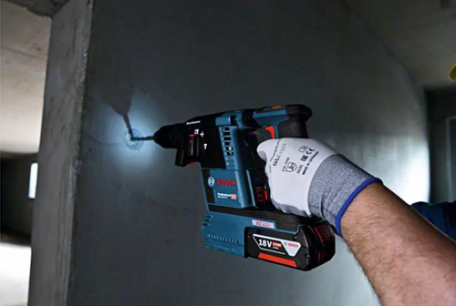 Load image into Gallery viewer, Bosch blauw gbh 18v-26 f accuboorhamer met stofafzuiging gde 18v-16 | sds plus | zonder accu's en lader - 061191000k
