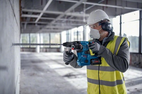 Afbeelding laden in galerijviewer, Bosch blauw gbh 18v-28 c | accu boorhamer | met sds plus | zonder accu en lader - 0611920000
