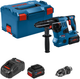 Bosch blauw gbh 18v-28 cf | accu boorhamer 18v sds-plus 3.3j in l-boxx 238 (2x 8.0ah procore accu + lader) - 0611921002