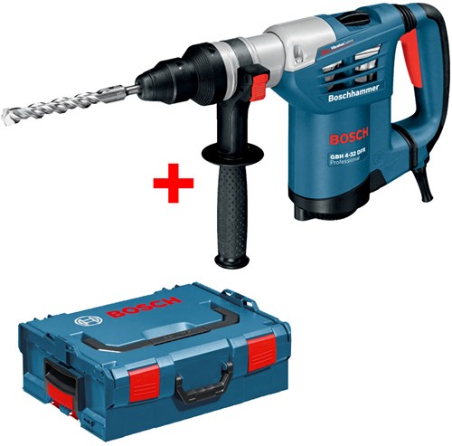 Load image into Gallery viewer, Bosch blauw gbh 4-32 dfr set boorhamer | 5j 900w | in l-boxx - 0611332104
