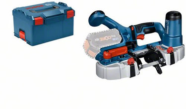 Bosch blauw gcb 18v-63 accubandzaag solo | zonder accu's en lader in l-boxx - 06012a0401