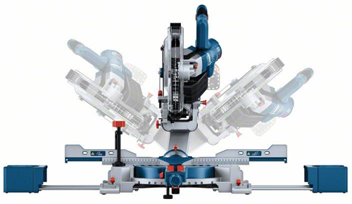 Load image into Gallery viewer, Bosch blauw gcm 18v-254 d accu afkortzaag | 254 mm | zonder accu's en lader - 0601b51100
