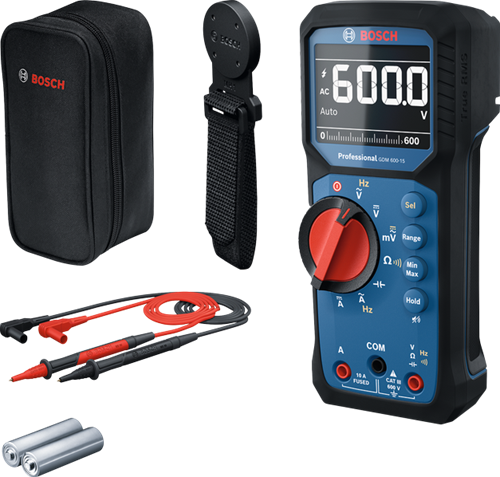 Load image into Gallery viewer, Bosch blauw gdm 600-15 professional multimeter + mh1 magneethouder - 0601077301
