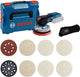 Bosch blauw gex 18v-125 professional | accu-excenterschuurmachine | 18v zonder accu's lader + m480 starterset | in l-boxx - 0615a5004h