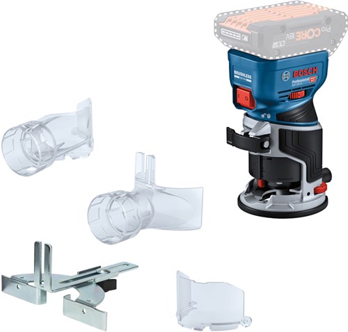 Load image into Gallery viewer, Bosch blauw gkf 18v-8 accu kantenfrees | 18v | zonder accu en lader | in doos - 06016c2000
