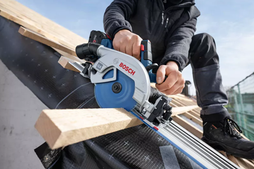 Load image into Gallery viewer, Bosch blauw gks 18v-57-2 gx professional accu cirkelzaag | 18v | zonder accu en lader in l-boxx - 06016c1001
