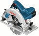 Bosch blauw cirkelzaagmachine gks 190 (afzuigadapter, hm-zaagblad 190 mm ø, inbusstiftsleutel sw 5, parallelgeleider)