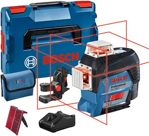 Bosch blauw gll 3-80 c kruislijnlaser + bm1 houder in l-boxx - 0601063r02