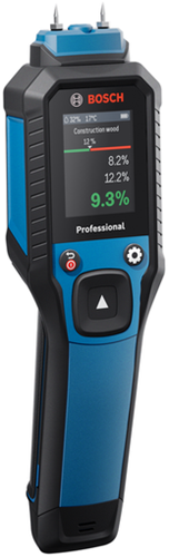 Bosch blauw gmp 2-15 materiaalvochtmeter | 2x batterij 1,5v lr6 (aa) + opbergetui - 0601078100