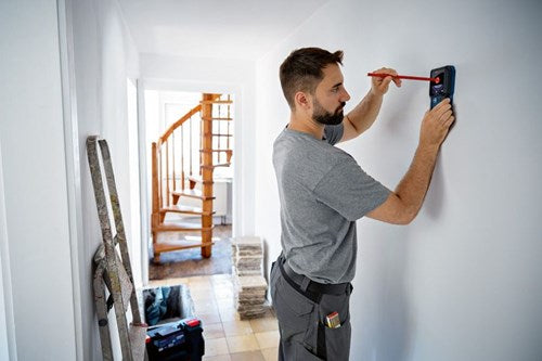 Afbeelding laden in galerijviewer, Bosch blauw bosch professional gms 120-27 - detector - (2x batterij 1,5v lr6 (aa), opbergetui)
