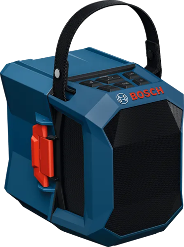 Bosch blauw gpb 18v-1 c accu-speaker | incl. draaggreep en accudeksel | zonder accu en lader - 06014a7001