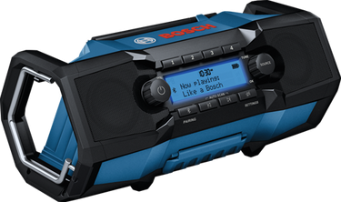 Bosch blauw gpb 18v-3sc accuradio | fm, dab+ en bluetooth | zonder accu's en lader - 06014a3300