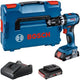 Bosch blauw bosch professional gsb 18v-45 accu klop- schroefboormachine 18v 2.0ah in l-boxx - 06019k3303