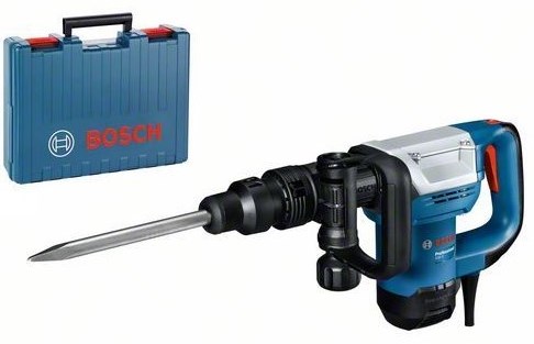 Load image into Gallery viewer, Bosch blauw gsh 5 | breekhamer met sds max + puntbeitel koffer - 0611338700
