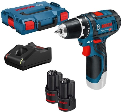 Afbeelding laden in galerijviewer, Bosch blauw gsr 12v-15 accuboorschroevendraaier | 2.0ah li-ion | in l-boxx - 0601868109
