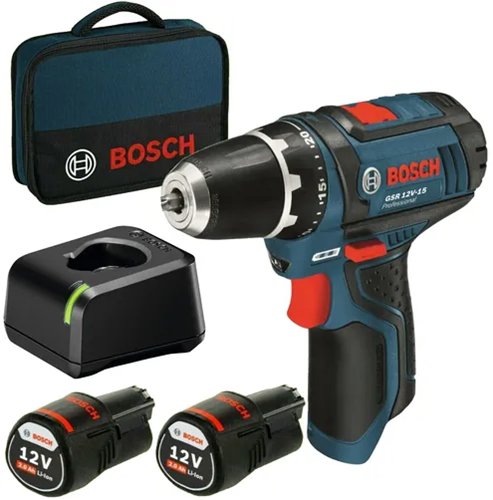 Load image into Gallery viewer, Bosch blauw gsr 12v-15 accuschroefboormachine | 12v 2.0ah li-ion - 060186810f

