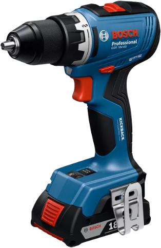 Load image into Gallery viewer, Bosch blauw gsr 18v-65 accu schroefboormachine | incl. 2x 2.0ah accu's en lader - 06019n3000

