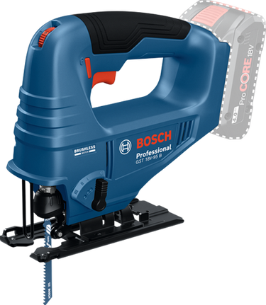 Bosch blauw gst 18v-95 b accu decoupeerzaag | exclusief accu en lader - 06015b7001