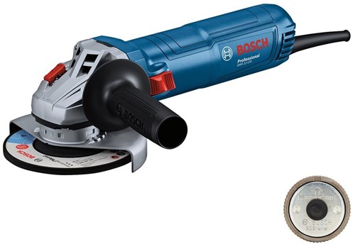 Load image into Gallery viewer, Bosch blauw gws 12-125 haakse slijper | incl. sds moer - 06013a6104
