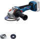 Bosch blauw bosch professional gws 18v-11 accu haakse slijper 125mm 18v basic body - 06019n4100