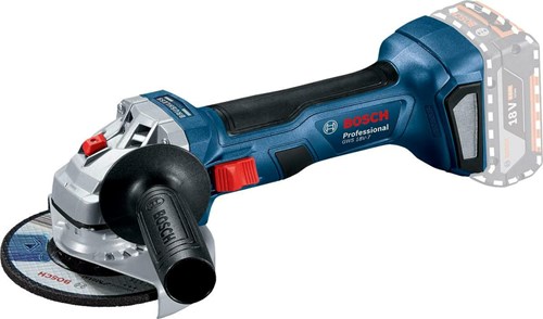 Laden Sie das Bild in Galerie -Viewer, Bosch blauw gws 18v-7 accu haakse slijper | professional | 18v | solo | zonder accu's en lader - 06019h9001
