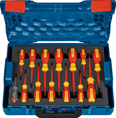 Bosch blauw schroevendraaierset 14st. vde - 1600a02nf9