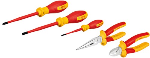 Load image into Gallery viewer, Bosch blauw vde handgereedschapset assorti | 5-delig | professional - 1600a02ng2
