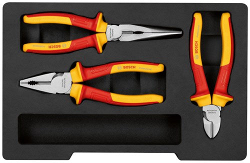 Load image into Gallery viewer, Bosch blauw vde tangenset | 3-delig | professional - 1600a02ng0
