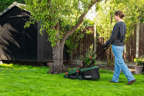 Bosch groen accumaaier rotak 18v-34 | zonder accu's en lader | incl. mulchplug - 06008b9n01