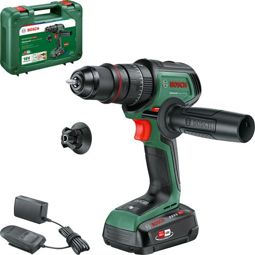 Load image into Gallery viewer, Bosch groen advancedimpact 18v-80 quicksnap | accu klopboormachine | 82 nm | 1 x 2,5 ah accu + oplader | in koffer - 06039e2101

