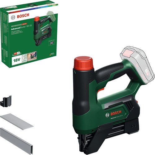 Load image into Gallery viewer, Bosch groen advancedtacker 18v-25 nietmachine tacker | incl. afstands- en draadgeleider | zonder accu en lader - 06032a7100
