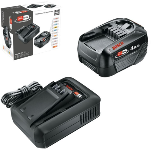 Load image into Gallery viewer, Bosch groen starter set 18v 1 x 18v 4ah + al18v-44 - 1600a031t6
