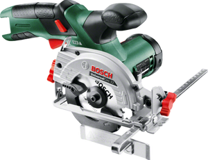 Bosch groen bosch universalcirc 12 accu cirkelzaag - inclusief zaagblad - losse body (geleverd zonder 12 v accu en lader)