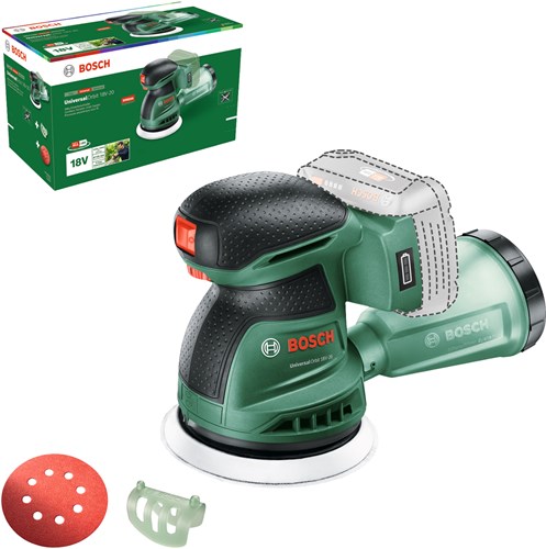Load image into Gallery viewer, Bosch groen universalorbit 18v-20 accu-excenterschuurmachine | exclusief accu's en lader - 06033e4100
