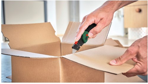 Bosch groen vouwmes - 1600a032v7