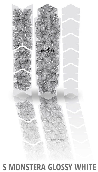 Unleazhed frame protection film monstera white glossy