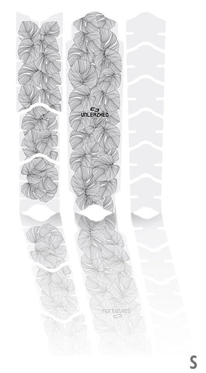 Unleazhed unscratch - frame protection film monstera white matt
