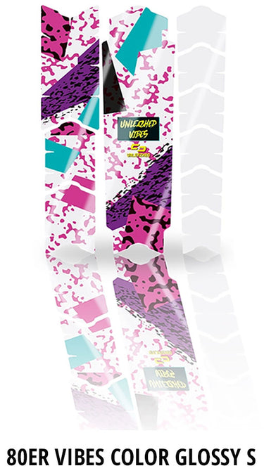 Unleazhed unscratch - frame protection film 80s vibes color glossy