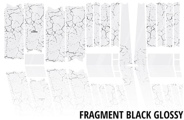 Unleazhed unscratch - frame protection film gravelbike bpg01 fragment black
