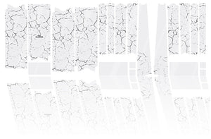 Unleazhed unscratch - frame protection film gravelbike bpg01 fragment black