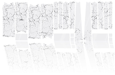 Unleazhed unscratch - frame protection film gravelbike bpg01 fragment black