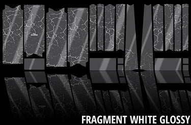 Unleazhed unscratch - frame protection film gravelbike bpg01 fragment white