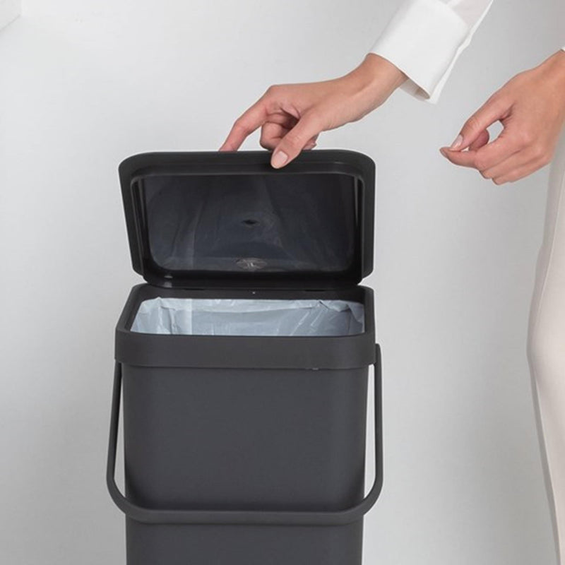 ギャラリービューアに画像をロードする, Brabantia sort go afvalemmer 40l grijs
