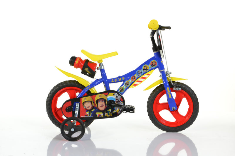 Load image into Gallery viewer, Dino brandweerman sam 12 inch 21 cm jongens doortrapper blauw
