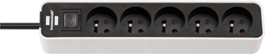 Brennenstuhl ecolor stekkerdoos | 5-voudig | wit zwart | 5m h05vv-f 3g1,5 | fr be - 1153254520