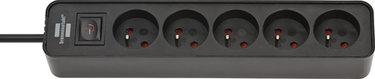 Brennenstuhl ecolor stekkerdoos | 5-voudig | zwart | 3m h05vv-f 3g1,5 | fr be - 1153254300