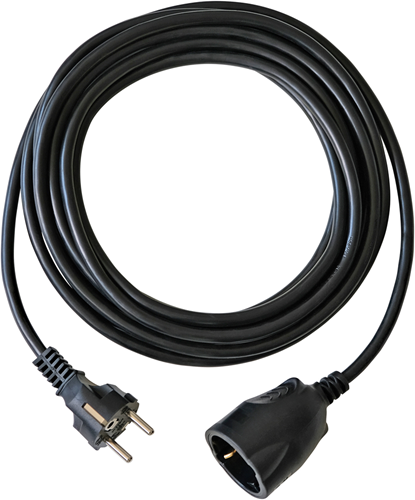 Brennenstuhl kunststof-kabel zwart 5m h05vv-f 3g1,5 - 1162190